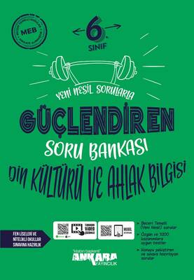 Ankara Yayıncılık 6. Sınıf Güçlendiren Din Kültürü ve Ahlak Bilgisi Soru Bankası