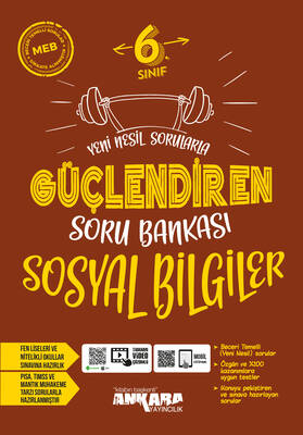 Ankara Yayıncılık 6. Sınıf Sosyal Bilgiler Güçlendiren Soru Bankası