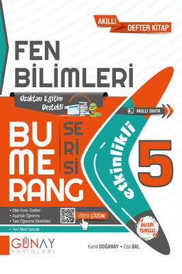 Günay Yayınları 5. Sınıf Bumerang Fen Bilimleri Etkinlikli Kitap