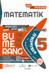 Günay Yayınları - Günay Yayınları 5. Sınıf Bumerang Matematik Etkinlikli Kitap