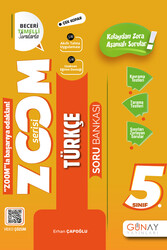 Günay Yayınları - Günay Yayınları 5. Sınıf Zoom Serisi Türkçe Soru Bankası