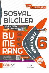 Günay Yayınları - Günay Yayınları 6. Sınıf Bumerang Sosyal Bilgiler Etkinlikli Kitap
