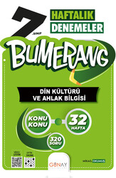 Günay Yayınları - Günay Yayınları 7. Sınıf Bumerang Haftalık Din Kültürü ve Ahlak Bilgisi Denemeleri