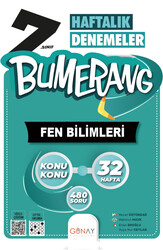 Günay Yayınları - Günay Yayınları 7. Sınıf Bumerang Haftalık Fen Bilimleri Denemeleri